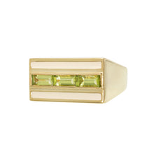 Load image into Gallery viewer, DECO CENTRAL PERIDOT RING

