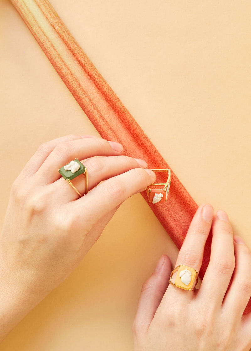 CAMEO LIMON RING