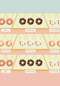 DONUT RASPBERRY FILLED NECKLACE