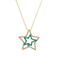 Load image into Gallery viewer, ESTRELLA ENAMEL ZAFIRO AZUL NECKLACE
