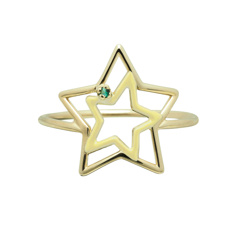 ESTRELLA ENAMEL ESMERALDA RING