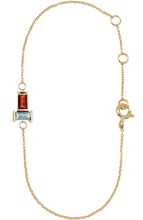 Load image into Gallery viewer, TU Y YO AQUAMARINE + GARNET BRACELET
