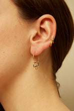 Load image into Gallery viewer, MUSHROOM GREEN EARRING CIRCLE
