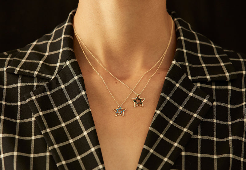 ESTRELLA ENAMEL BRILLANTE NECKLACE