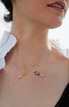 Load image into Gallery viewer, TENNIS PELOTA DAISY YELLOW NECKLACE
